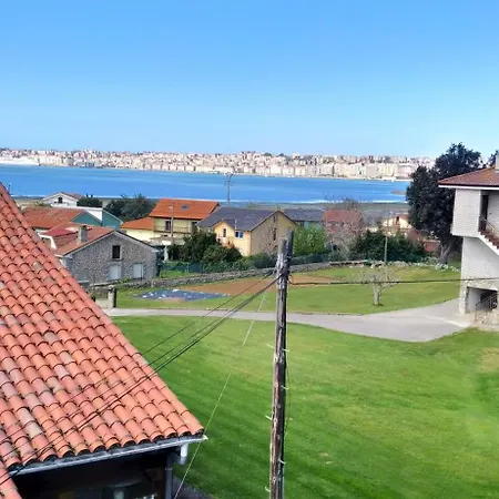 度假居 Casa Acogedora Con Vistas Al Mar Pedreña